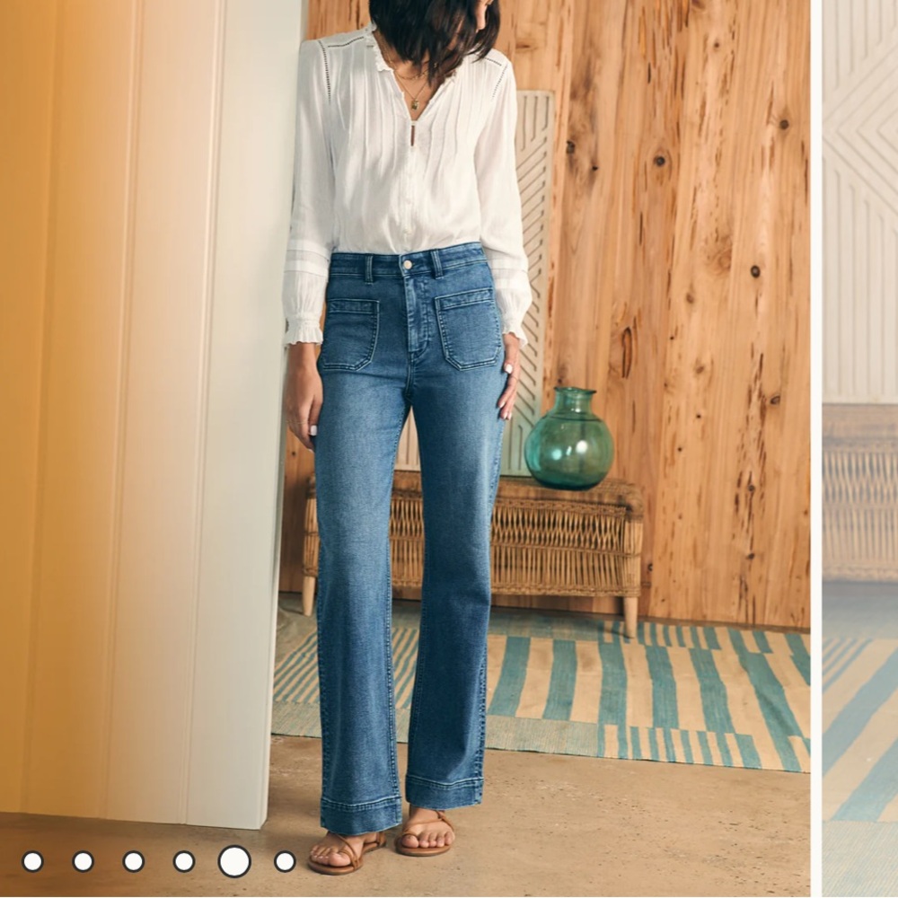 Faherty Terry Patch Pocket Pant